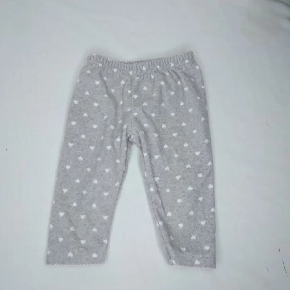Carters Outfit Baby Girl 3 6m Fleece Jacket Pants Owls Valentine Hearts Warm Cat